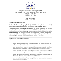 Anguilla Electricity Company Ltd. -  Chief Executive Officer